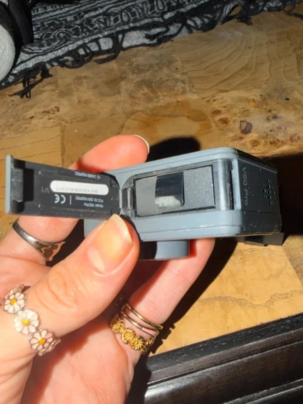 Gray Akaso Action Camera w/ 2 Batteries